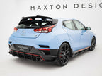 Maxton Design - Street Pro Rear Side Splitters + Flaps Hyundai Veloster N Mk2