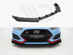 Maxton Design - Street PRO Front Splitter + Flaps Hyundai Veloster N Mk2