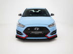 Maxton Design - Street PRO Front Splitter + Flaps Hyundai Veloster N Mk2