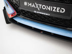 Maxton Design - Street PRO Front Splitter + Flaps Hyundai Veloster N Mk2
