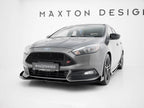Maxton Design - Street PRO Front Splitter + Flaps Ford Focus ST Mk3 Facelift