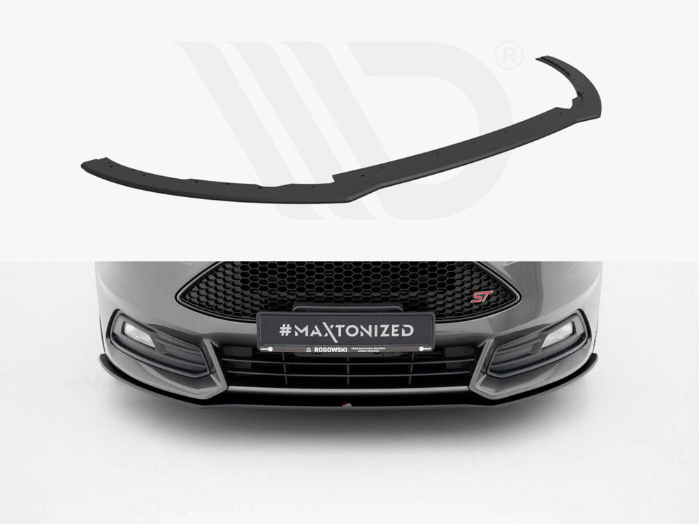 Maxton Design - Street PRO Front Splitter Ford Focus ST Mk3 Facelift
