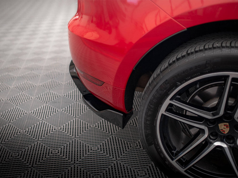 Maxton Design - Rear Side Splitters V.2 Porsche Macan GTS / Sport Design Mk1 Facelift