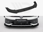 Maxton Design - Street PRO Front Splitter + Flaps Volkswagen Golf GTI / GTE / R-Line Mk8 Facelift