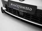 Maxton Design - Street PRO Front Splitter + Flaps Volkswagen Golf GTI / GTE / R-Line Mk8 Facelift
