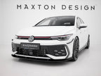Maxton Design - Street PRO Front Splitter Volkswagen Golf GTI / GTE / R-Line Mk8 Facelift