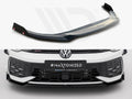 Maxton Design - Front Splitter V.3 + Flaps Volkswagen Golf GTI / GTE / R-Line Mk8 Facelift
