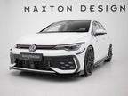 Maxton Design - Front Splitter V.3 + Flaps Volkswagen Golf GTI / GTE / R-Line Mk8 Facelift