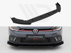 Maxton Design -  Street PRO Front Splitter + Flaps Volkswagen Polo GTI Mk6 Facelift