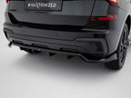 Maxton Design - Rear Splitter (Vertical Bars) Skoda Kamiq Monte Carlo Mk1 Facelift