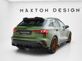Maxton Design - Street Pro Rear Side Splitters + Flaps Audi S3 Sportback 8Y Facelift
