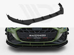 Maxton Design - Street PRO Front Splitter V.1 + Flaps Audi S3 Sportback / A3 S-line Sportback 8Y Facelift