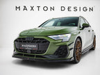 Maxton Design -  Front Splitter V.3 Audi S3 Sportback / A3 S-Line Sportback 8Y Facelift