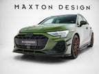 Maxton Design -  Front Splitter V.2 Audi S3 Sportback / A3 S-Line Sportback 8Y Facelift