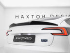 Maxton Design - Spoiler CAP 3D Tesla Model 3 Performance Mk1 Facelift