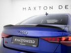 Maxton Design - Spoiler CAP 3D Audi A3 S-Line Sedan / S3 Sedan 8Y Facelift
