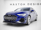 Maxton Design - Front Splitter V.3 Audi A3 S-Line Sedan / S3 Sedan 8Y Facelift
