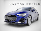 Maxton Design - Front Splitter V.2 Audi A3 S-Line Sedan / S3 Sedan 8Y Facelift