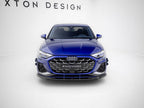 Maxton Design -  Front Splitter V.1 Audi A3 S-Line Sedan / S3 Sedan 8Y Facelift