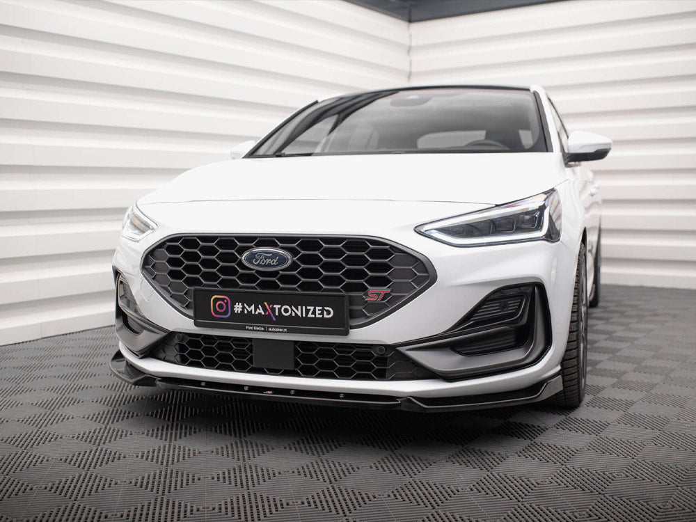 Maxton Design - Front Splitter V.7 Ford Focus ST / ST-Line Mk4 Facelift