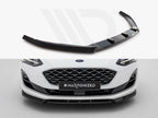 Maxton Design - Front Splitter V.2 Ford Focus Vignale Mk4