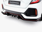 Maxton Design - Street Pro Rear Side Splitters Honda Civic Sport Mk10
