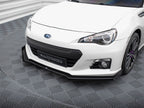 Maxton Design - Street PRO Front Splitter V.1 + Flaps Subaru BRZ Mk1