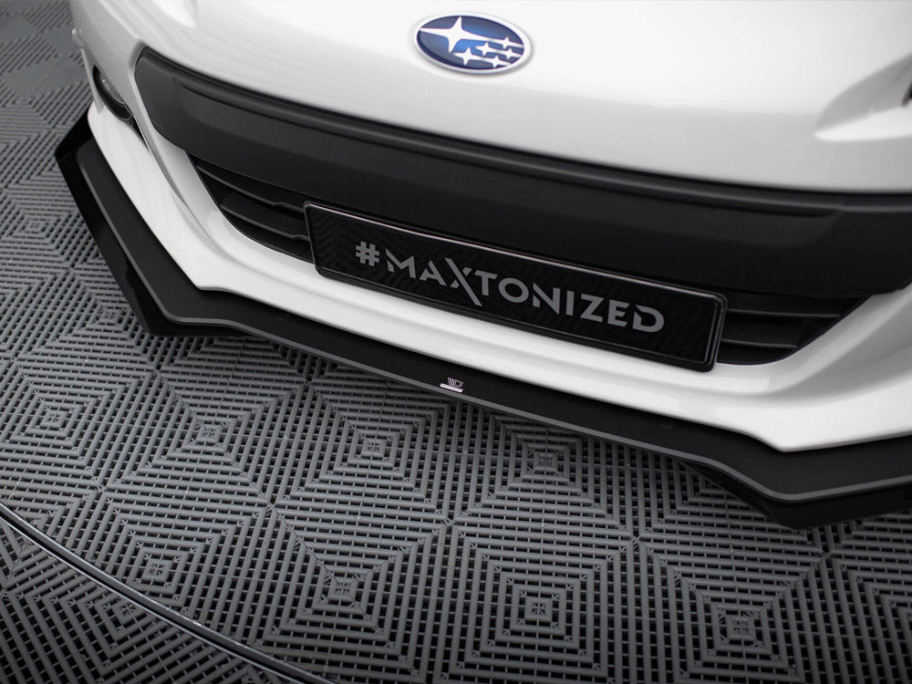 Maxton Design - Street PRO Front Splitter V.1 + Flaps Subaru BRZ Mk1