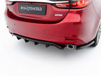 Maxton Design - Rear Splitter (Vertical Bars) Mazda 6 Mk3 Facelift