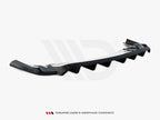 Maxton Design - Rear Splitter (Vertical Bars) Porsche Taycan Turbo S Mk1