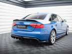 Maxton Design - Rear Valance Audi A4 S-Line Sedan B8 (Version with dual exhaust tips on one side)