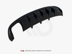 Maxton Design - Rear Valance Audi A4 S-Line Sedan B8 (Version with dual exhaust tips on one side)
