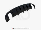 Maxton Design - Rear Valance Audi A4 S-Line Sedan B8 (Version with single exhaust tips on both sides)