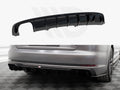 Maxton Design - Rear Valance Audi A4 S-Line B9 (Version with dual exhaust tips on one side)