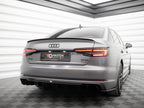 Maxton Design - Rear Valance Audi A4 S-Line B9 (Version with dual exhaust tips on one side)