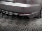 Maxton Design - Rear Valance Audi A4 S-Line B9 (Version with single exhaust tips on both sides)