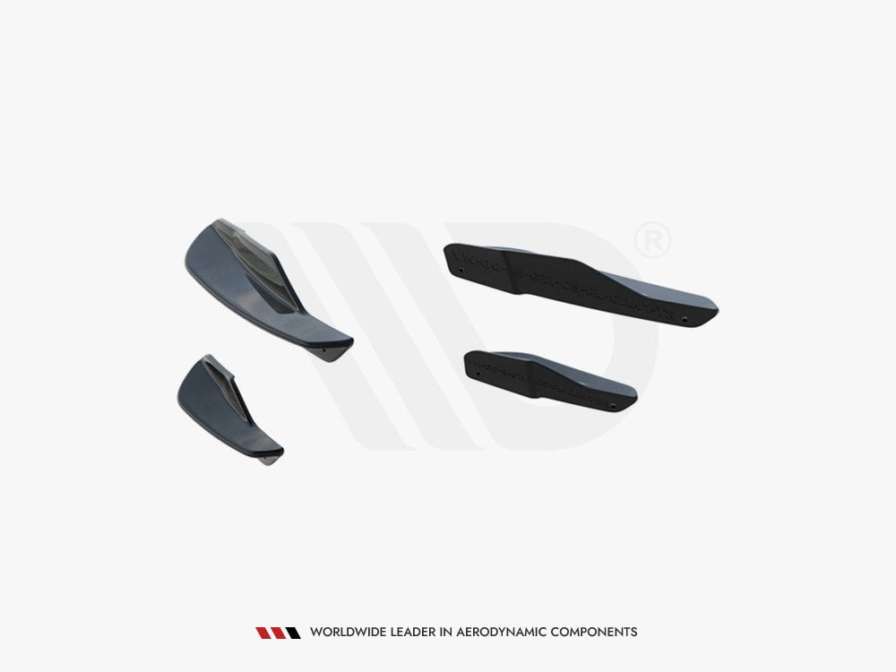 Maxton Design - Front Bumper Wings (Canards) Volkswagen Golf GTI Clubsport Mk8 Facelift