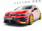 Maxton Design - Front Splitter V.4 Volkswagen Golf GTI Clubsport Mk8 Facelift