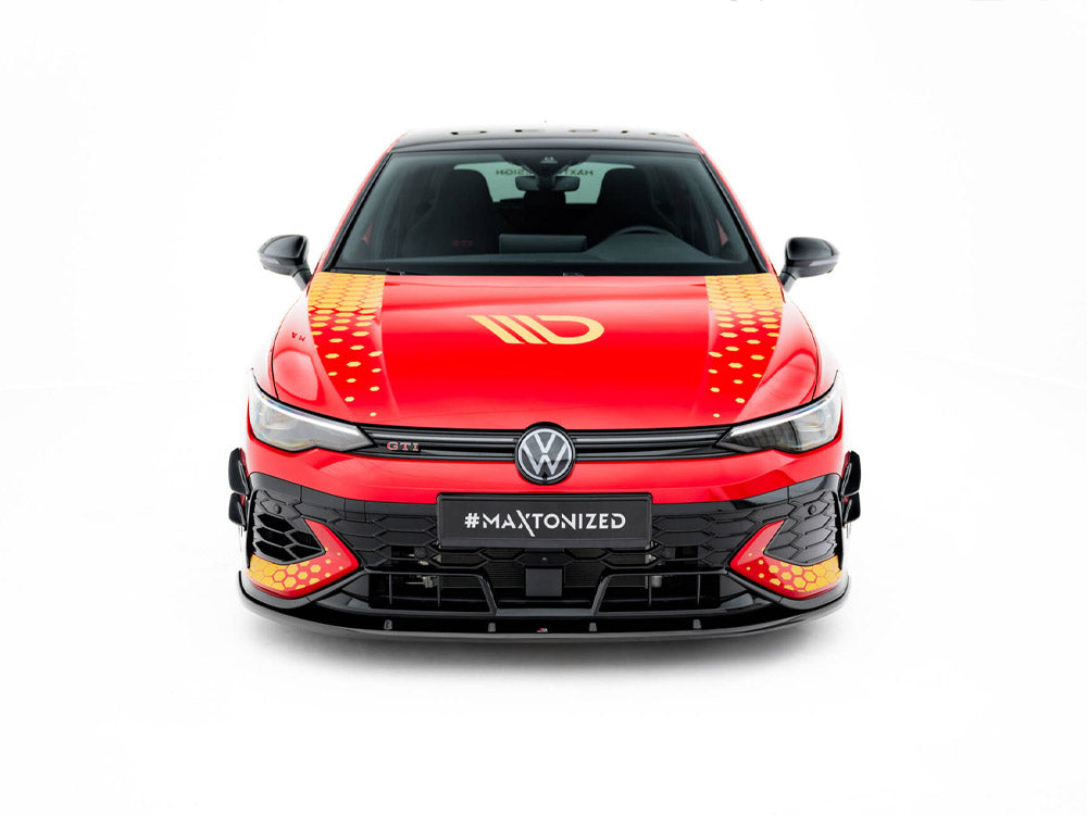 Maxton Design - Front Splitter V.2 Volkswagen Golf GTI Clubsport Mk8 Facelift