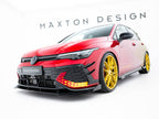 Maxton Design - Street PRO Front Splitter + Flaps Volkswagen Golf GTI Clubsport Mk8 Facelift