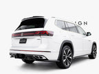 Maxton Design - Rear Splitter (Vertical Bars) Volkswagen Atlas R-Line Mk1 Facelift 2