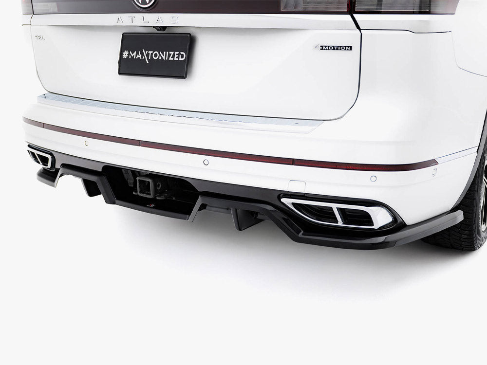Maxton Design - Rear Splitter (Vertical Bars) Volkswagen Atlas R-Line Mk1 Facelift 2