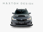 Maxton Design -  Street PRO Front Splitter + Flaps Subaru Impreza WRX STI Mk3 Facelift