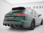 Maxton Design - Rear Side Splitters V.3 Audi A6 S-Line Avant C7