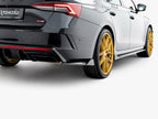 Maxton Design - Rear Side Splitters V.8 Skoda Octavia RS Liftback / Estate Mk4 Facelift