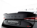 Maxton Design - Spoiler CAP 3D Skoda Octavia RS Liftback Mk4 / Mk4 Facelift