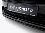 Maxton Design - Front Splitter V.1 Skoda Octavia RS Liftback / Estate Mk4 Facelift