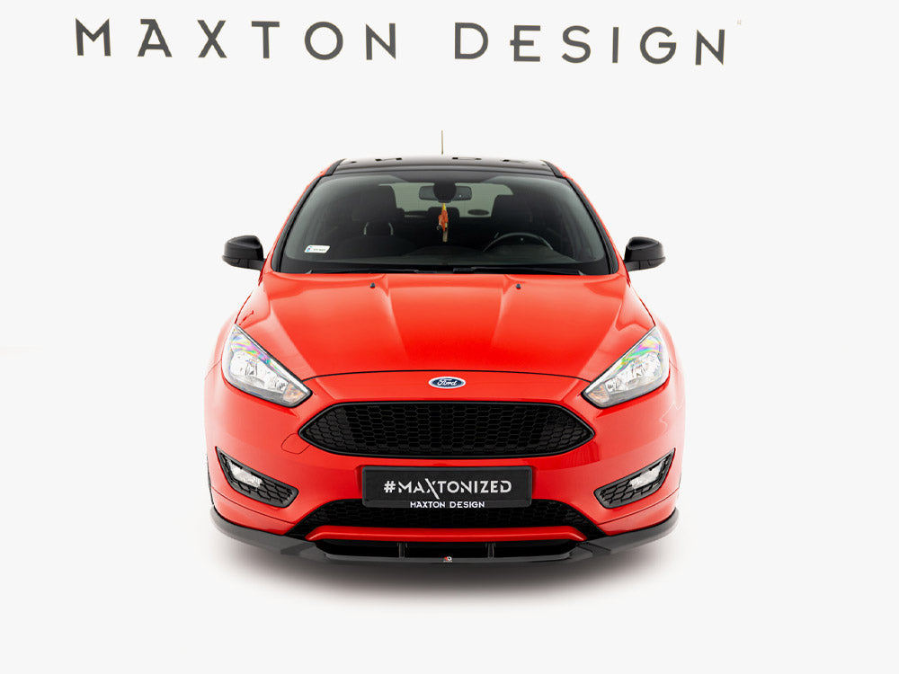 Maxton Design - Front Splitter V.3 Ford Focus ST-Line Mk3 Facelift