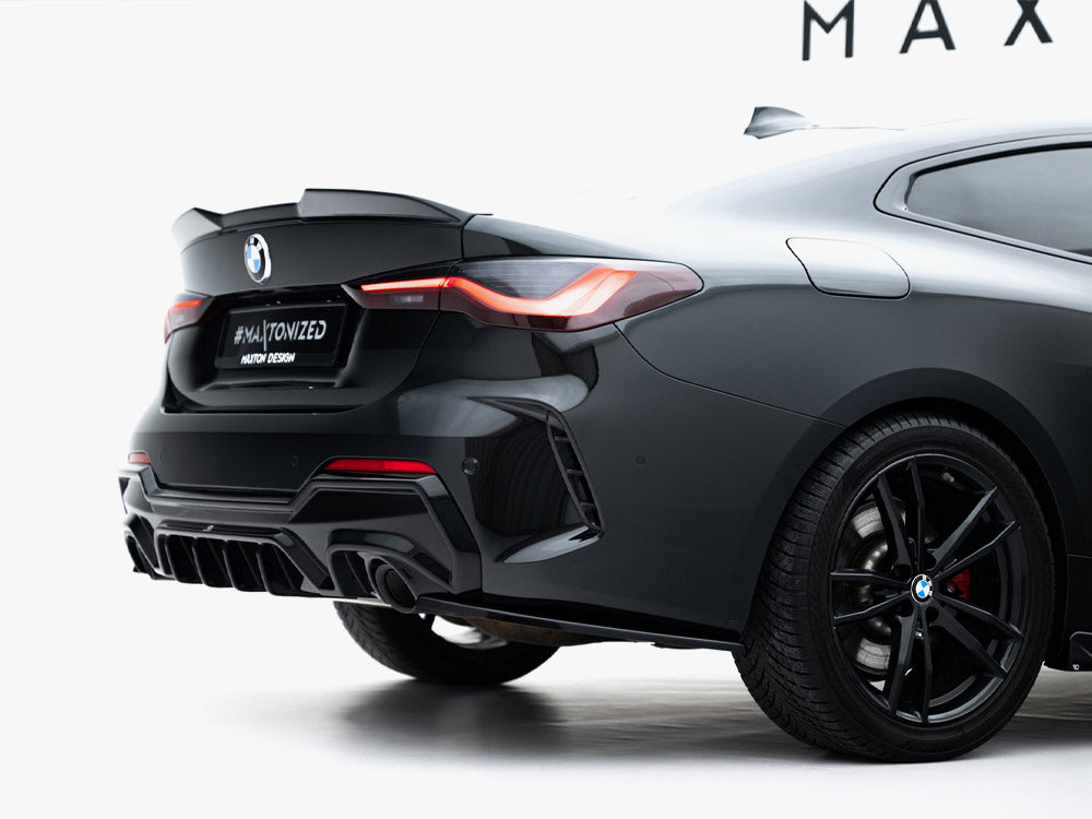 Maxton Design - Rear Side Splitters V.7 BMW 4 M-Pack G22 / G23 / G22 Facelift / G23 Facelift