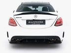 Maxton Design - Rear Side Splitters Mercedes-Benz C AMG-Line Sedan W205